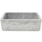 Novatto Single Bowl Kitchen Sink in Carerra White Marble with Natural Chiseled Apron NKS-SBNCW - alternate 1